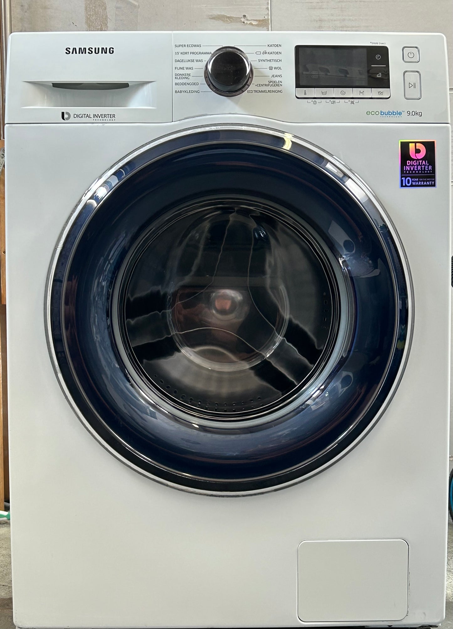Samsung wasmachine ecobubble A+++ 9kg toeren 1400