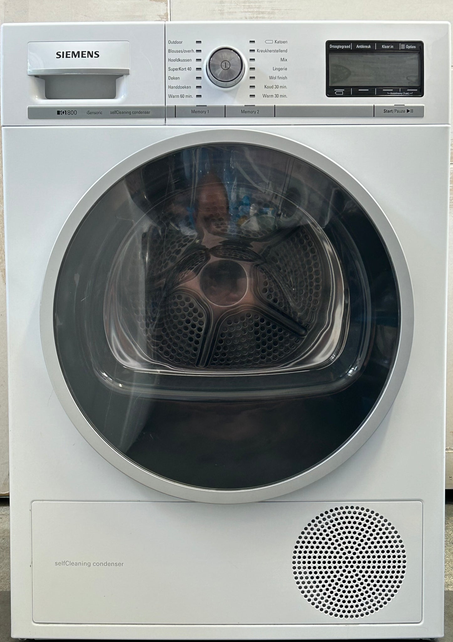 Siemens iQ800 warmtepomp wasdroger A+++ 9kg