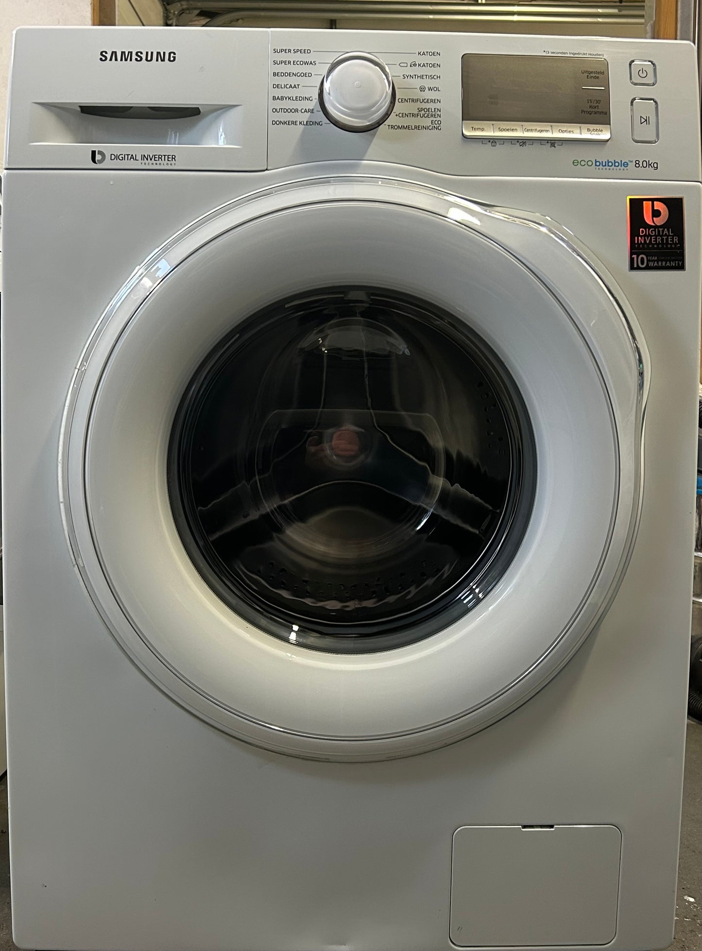 Samsung wasmachine ecobubble bubbele A+++ 8kg