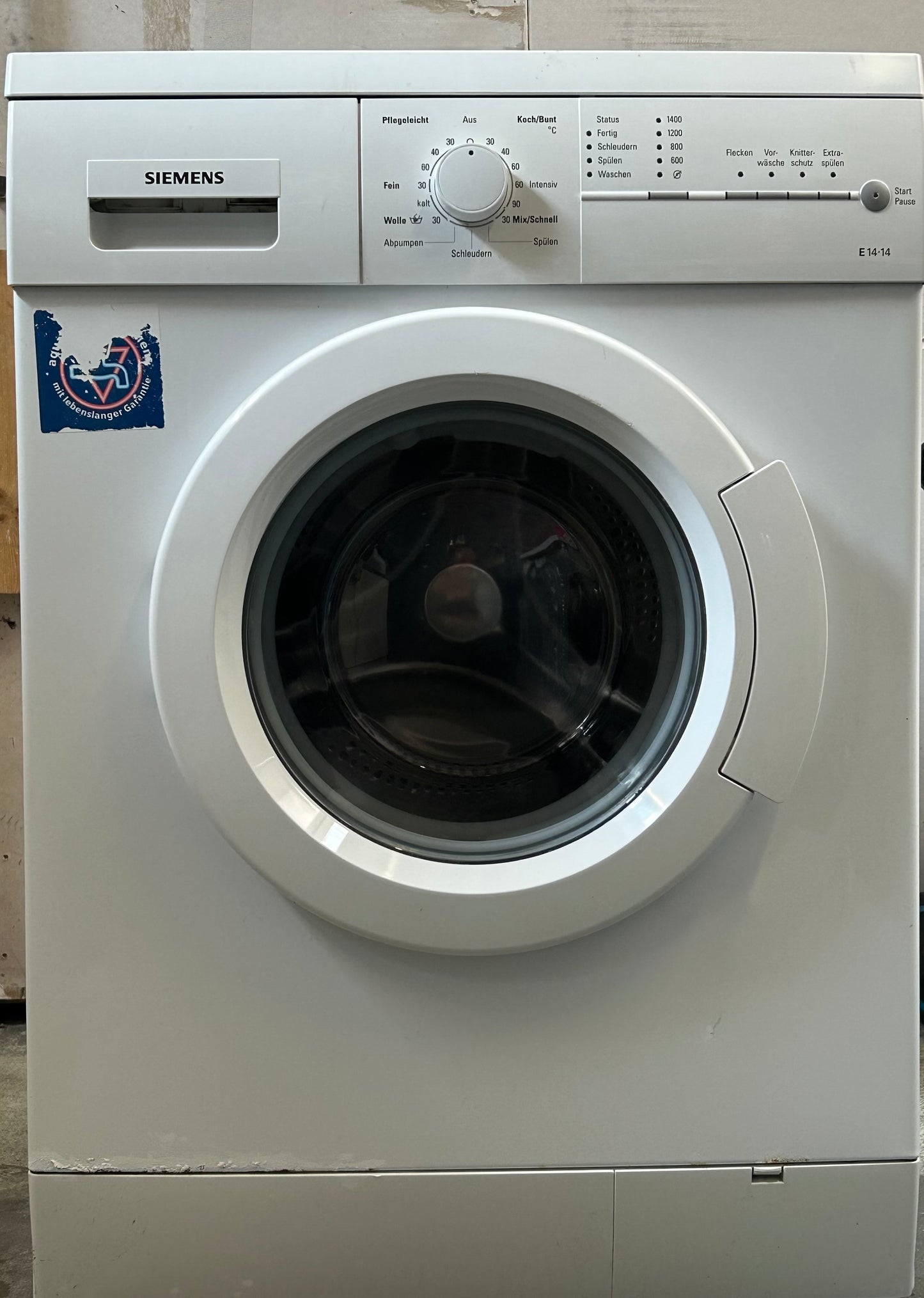Siemens Wasmachine E14-14 1400 toeren