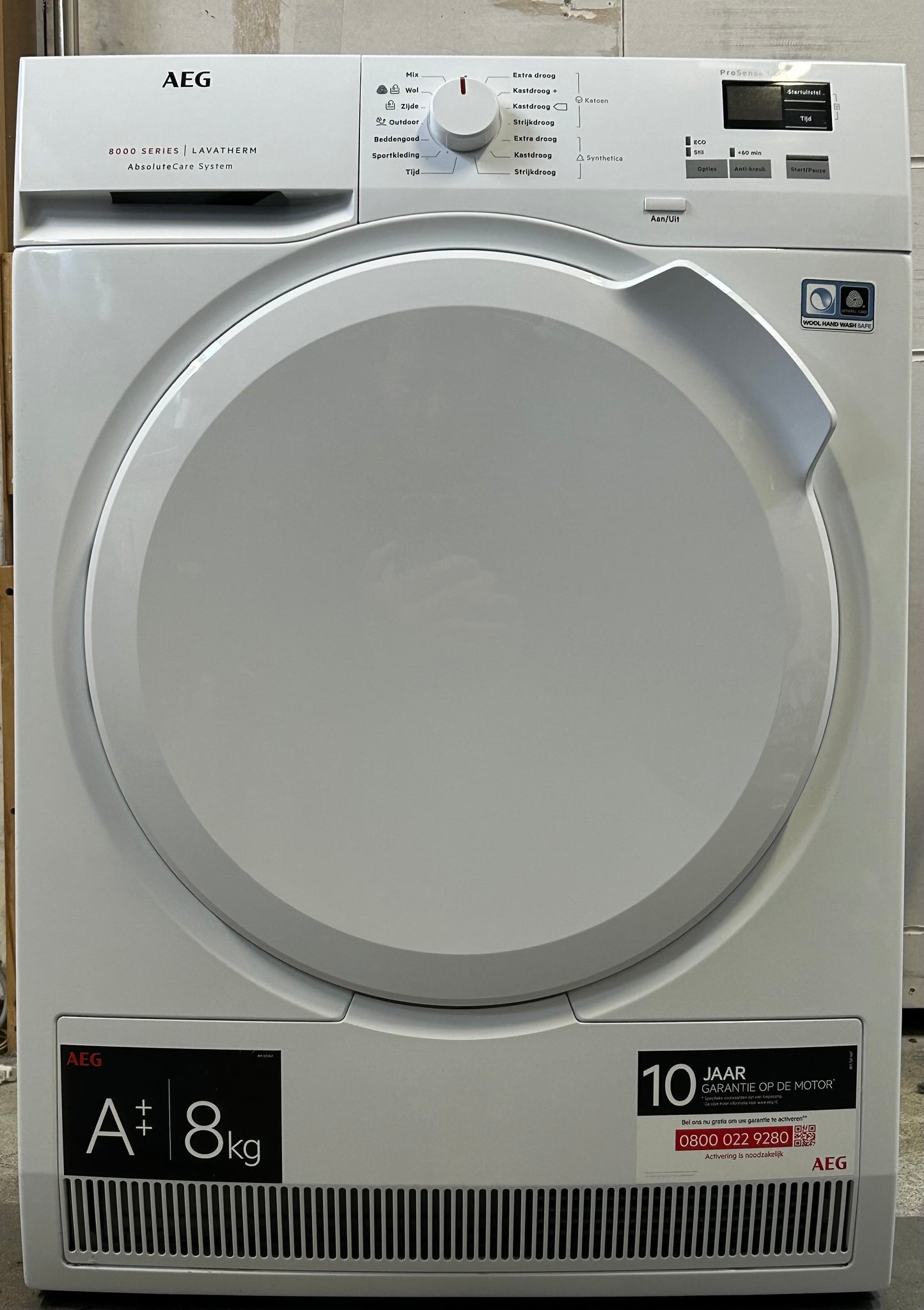 AEG 8000 series LAVATHERM warmtepomp droger A+++ 8kg