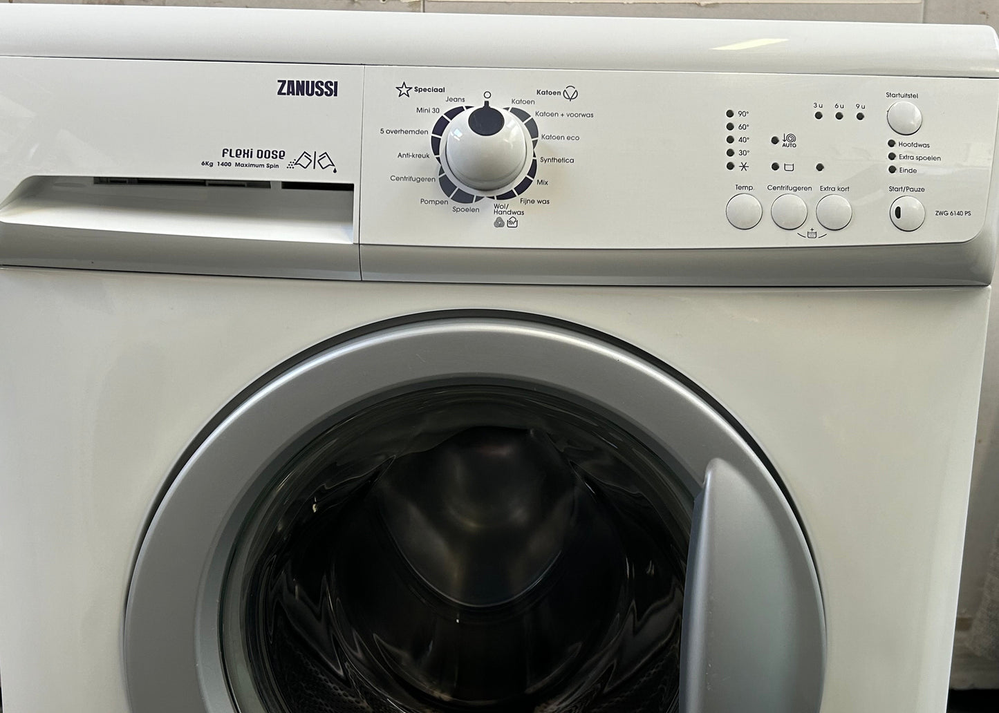 Zanussi Flehi Döşe wasmachine zwg 6140 ps 6kg 1400 toeren