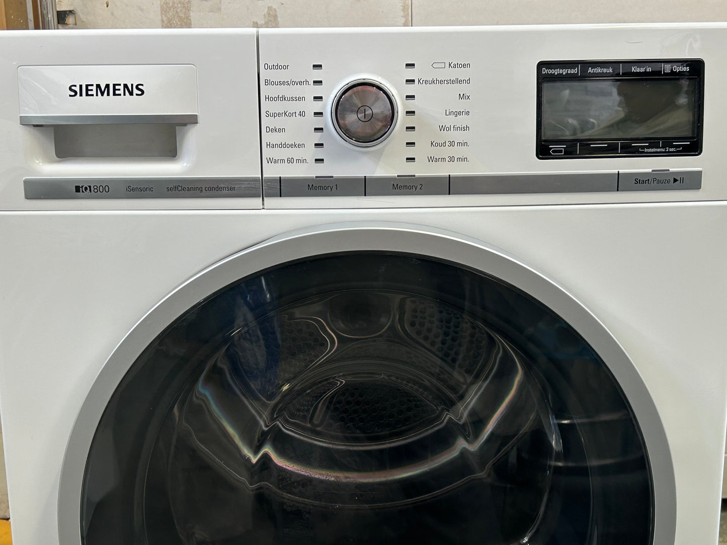 Siemens iQ800 warmtepomp droger A+++ 9kg