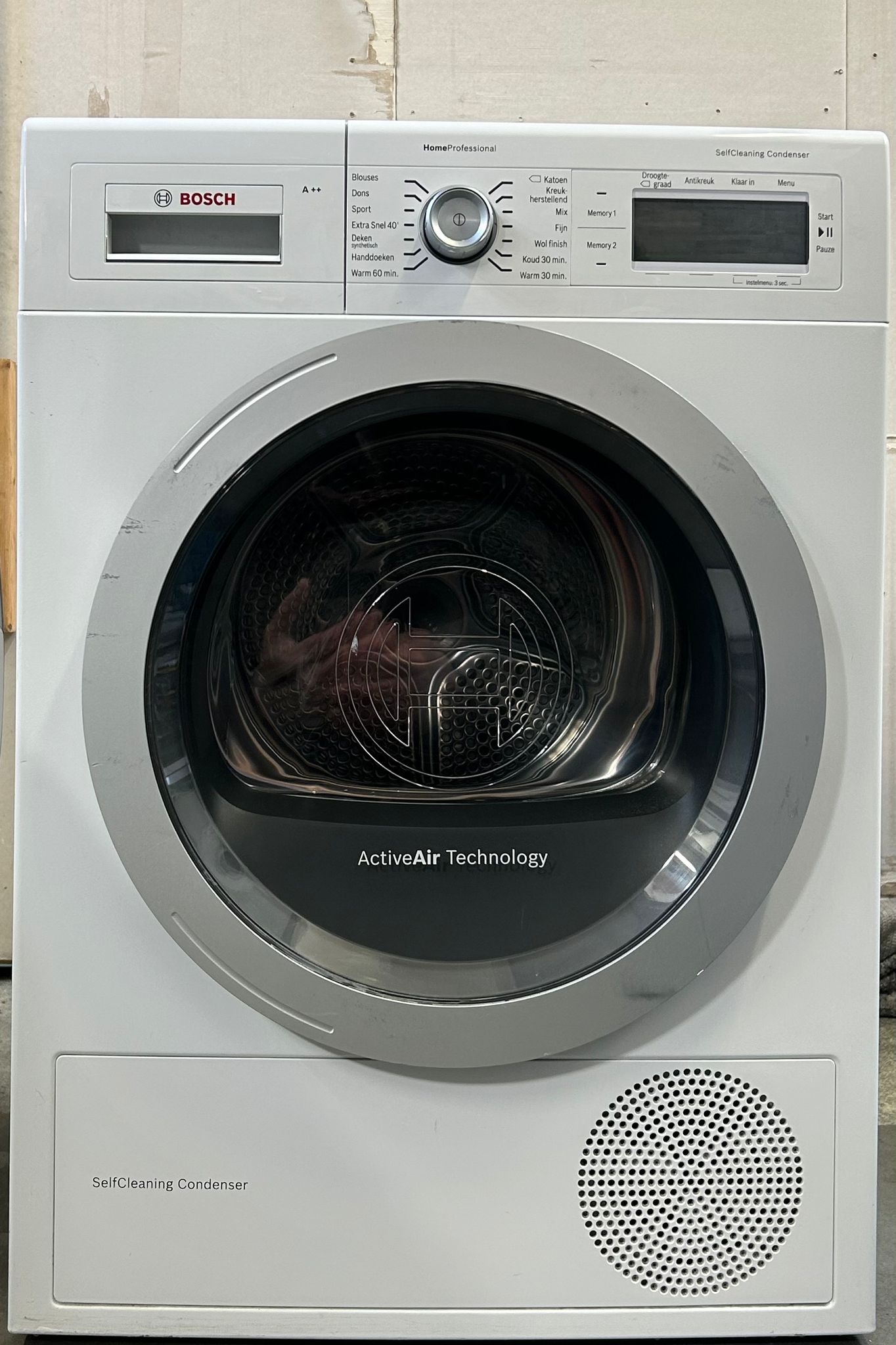 BOSCH Wasdroger Home Professional met ActiveAir Technology 9kg | A++