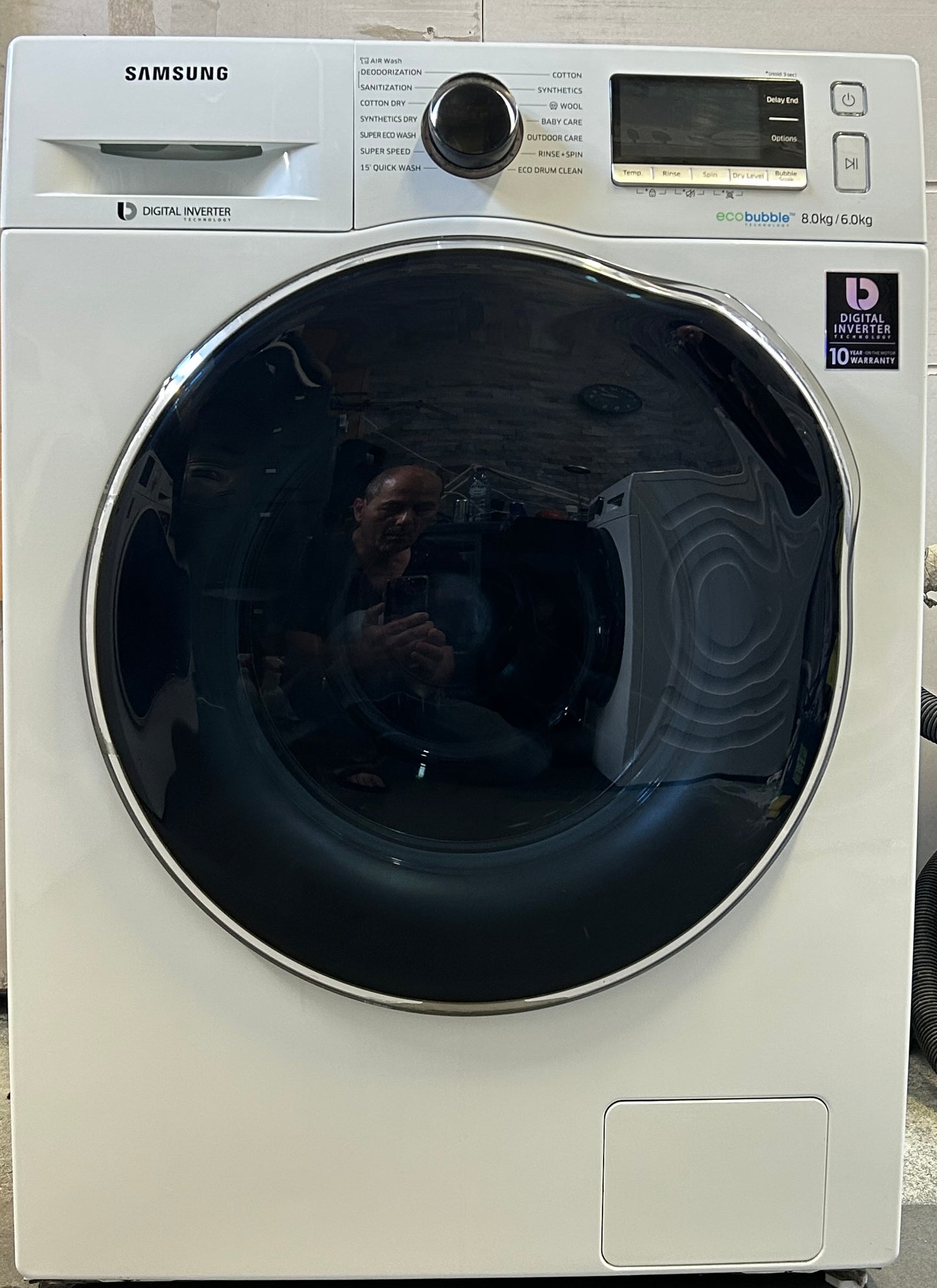 Combi was en droog Samsung wasmachine en Droger A+++ 8kg wassen 6kg Droger