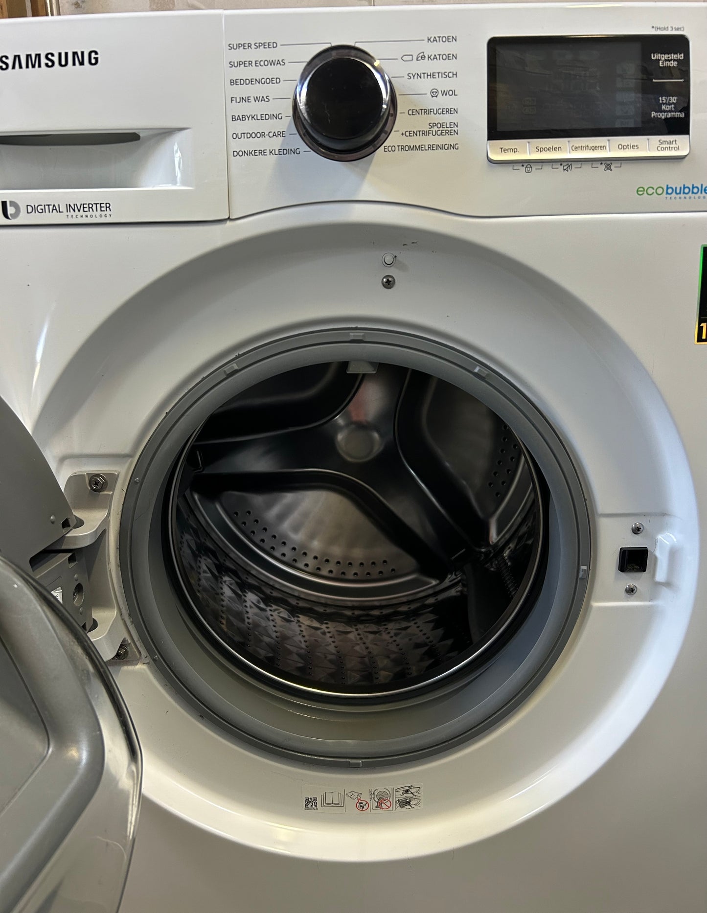Samsung wasmachine ecobubble edwas A+++ 8kg