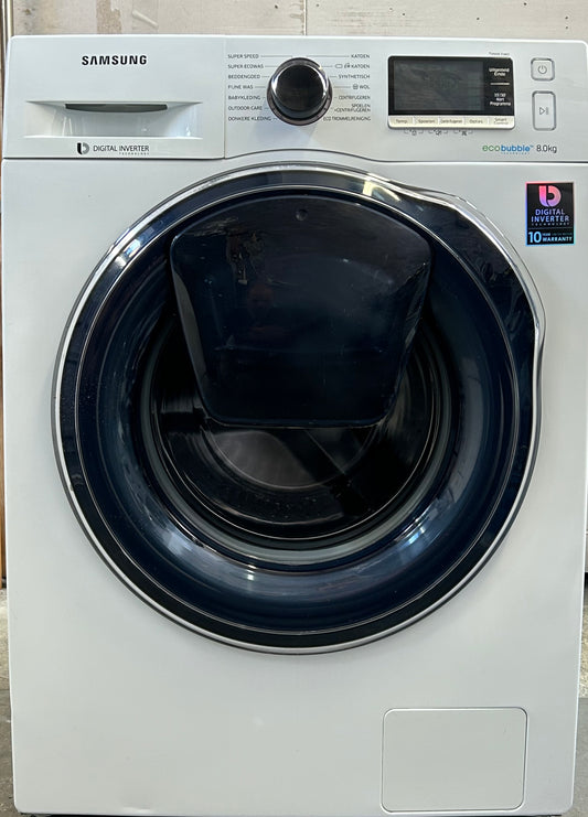 Samsung wasmachine ecobubble edwas A+++ 8kg