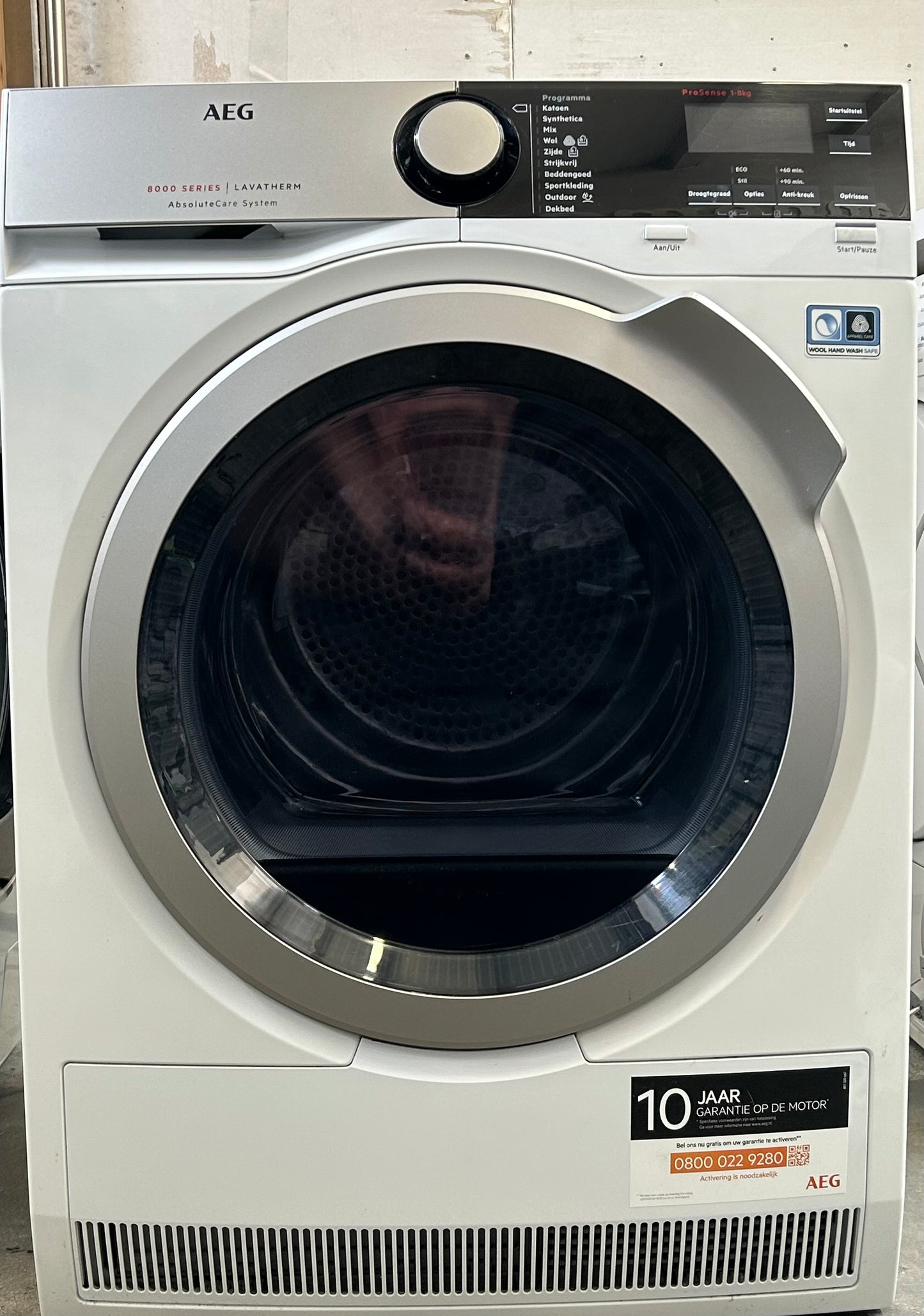 AEG 8000 series LAVATHERM warmtepomp droger A+++ 1-8 kg