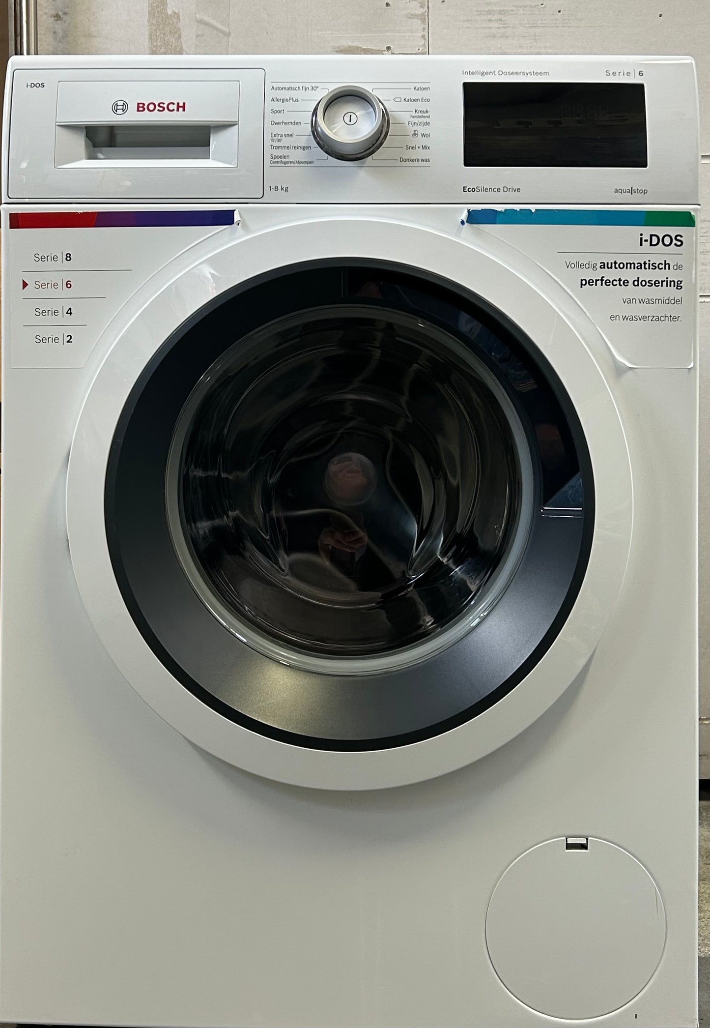 Bosch serie 6 I-Dos A+++ 1-8 kg wasmachine