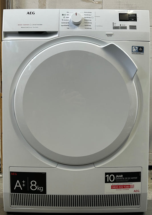 AEG 8000 series LAVATHERM warmtepomp droger A+++ 8kg