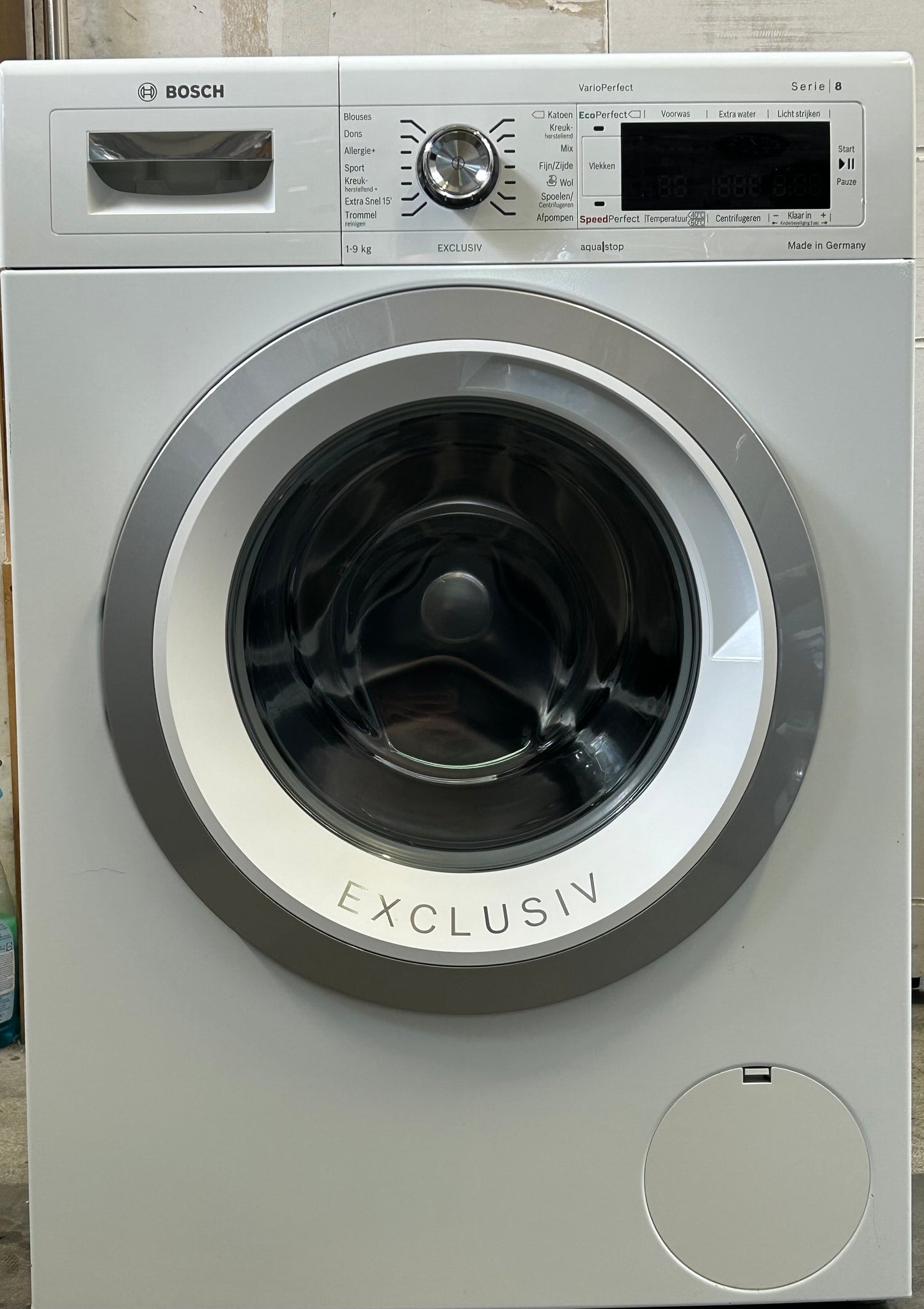 Bosch serie 8 Exclusiv A+++ 1-9 kg toeren 1600