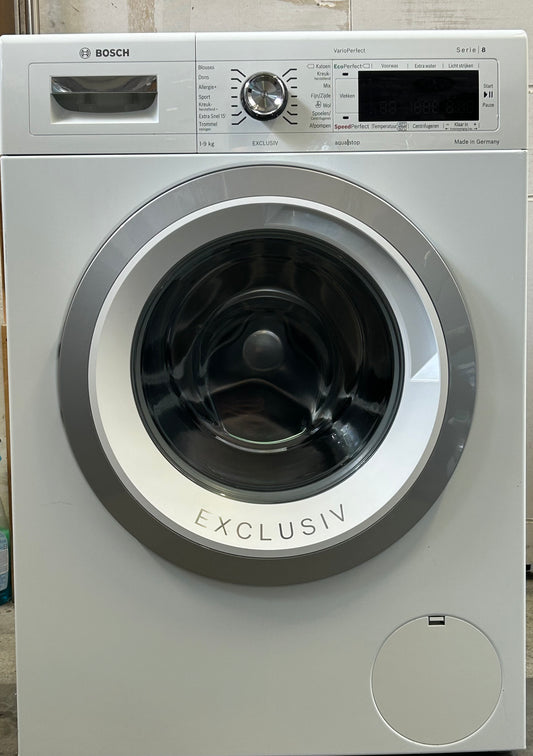 Bosch serie 8 Exclusiv A+++ 1-9 kg toeren 1600