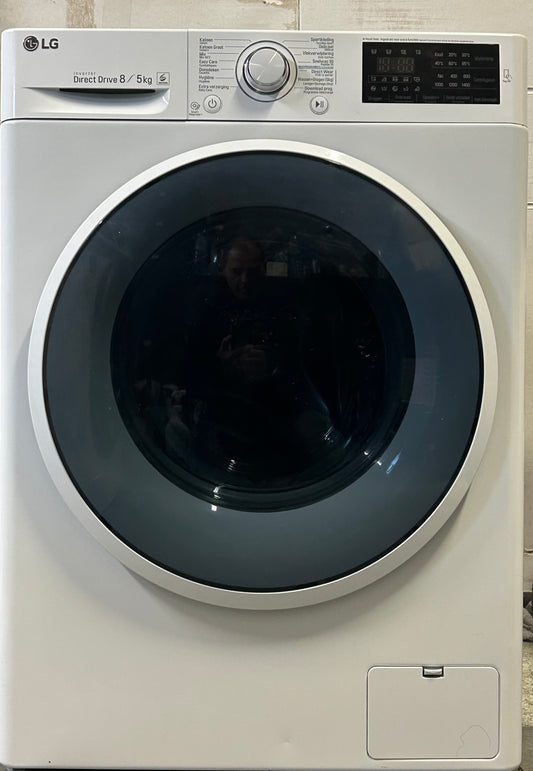 LG combi was & droger wasmachine A+++8kg Droger 5kg smart controle