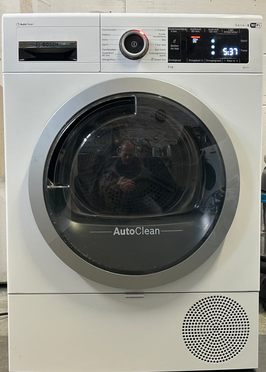 Bosch serie 8 warmtepomp droger A +++ 9kg met WIFI