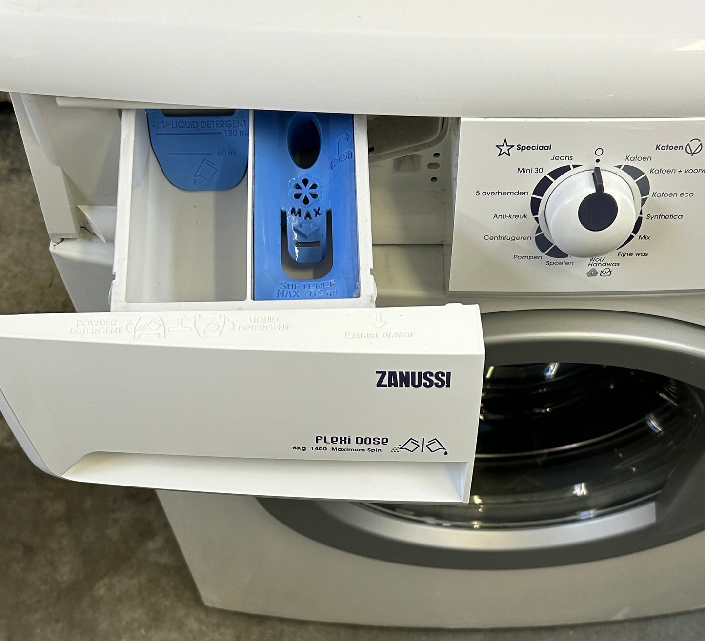 Zanussi Flehi Döşe wasmachine zwg 6140 ps 6kg 1400 toeren