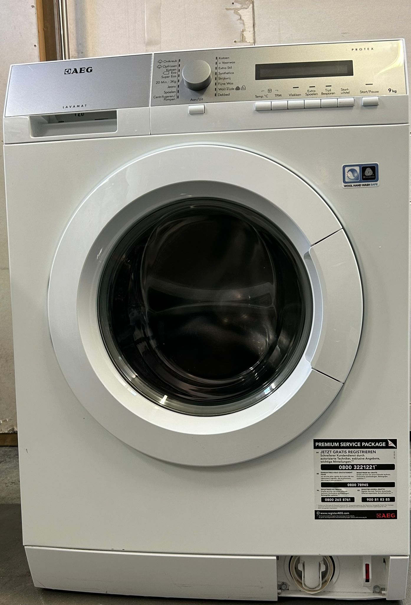 AEG Lavamat Protex Wasmachine 9kg | 1400t | A+++