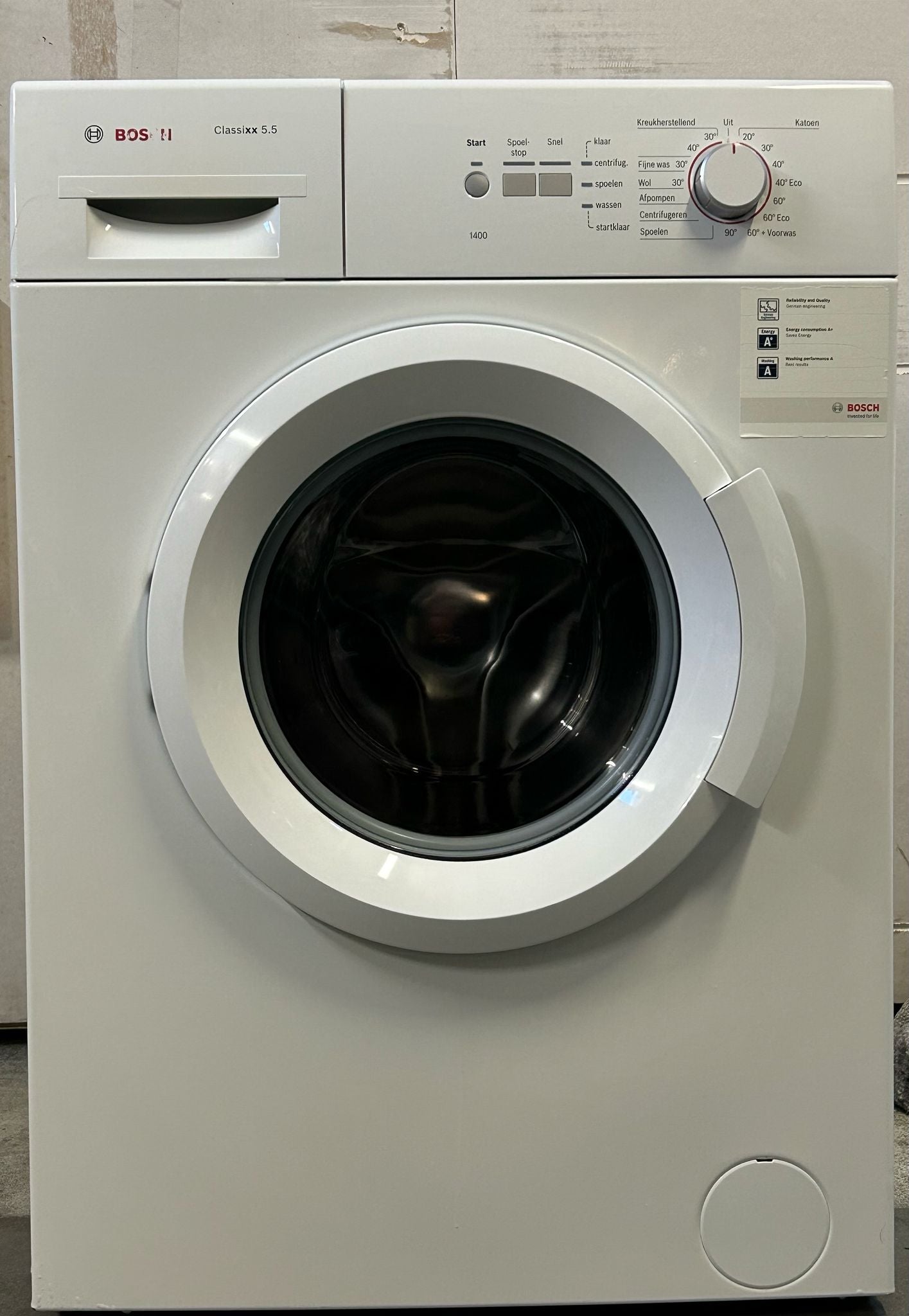 BOSCH Wasmachine Classixx 5.5 5,5kg | 1400t | A+