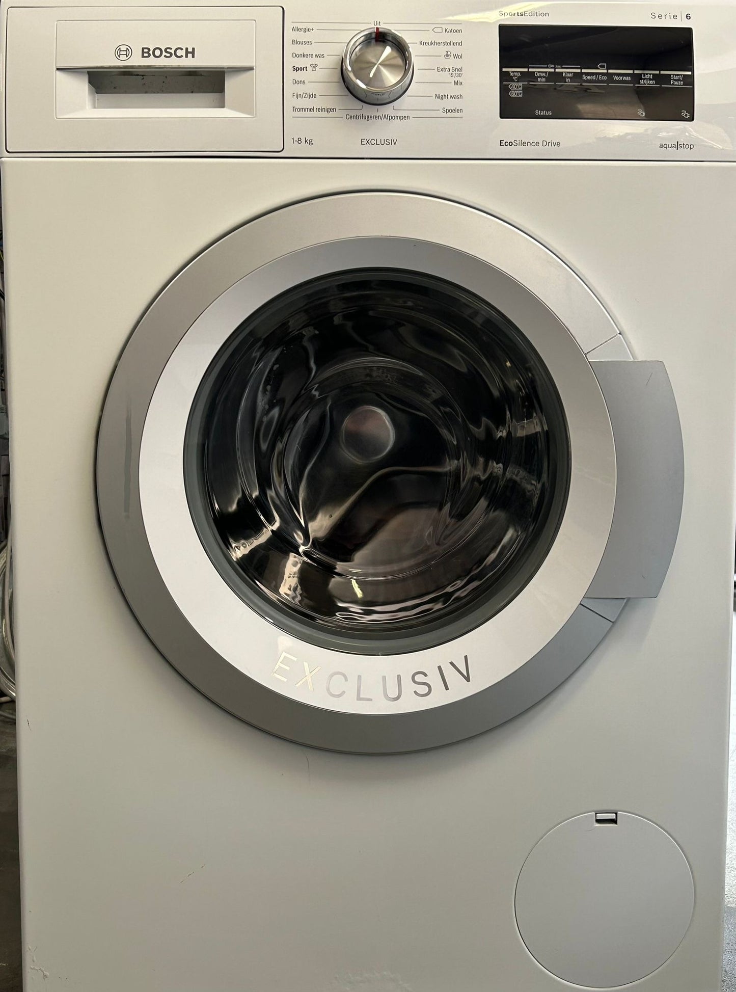 BOSCH Wasmachine Exclusiv Serie 6 EcoSilence Drive 8kg | 1400t | A+++