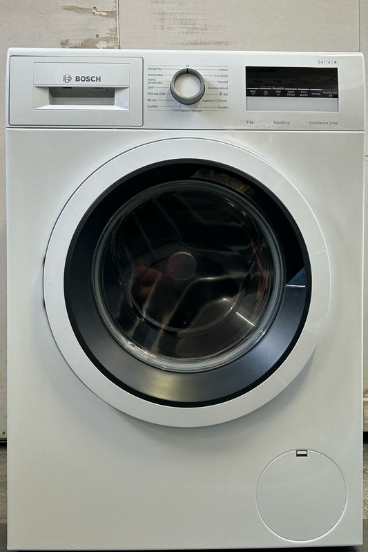 BOSCH Wasmachine Serie 4 met AquaStop en EcoSilence Drive 8kg | 1400t | A+++