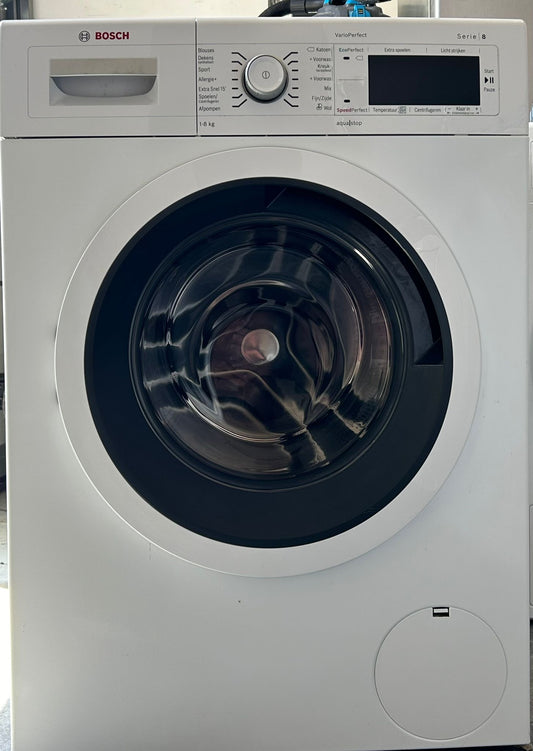 BOSCH Wasmachine Serie 8 VarioPerfect Aqua stop 8kg | 1600t | A+++