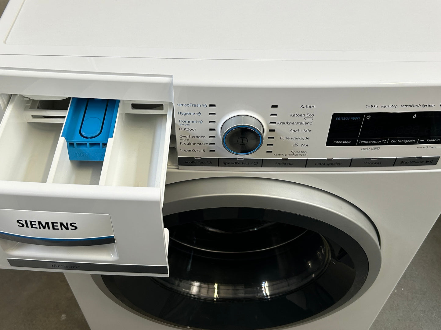 Siemens iQ700 wasmachine A+++ 1-9 kg sensor fresh system