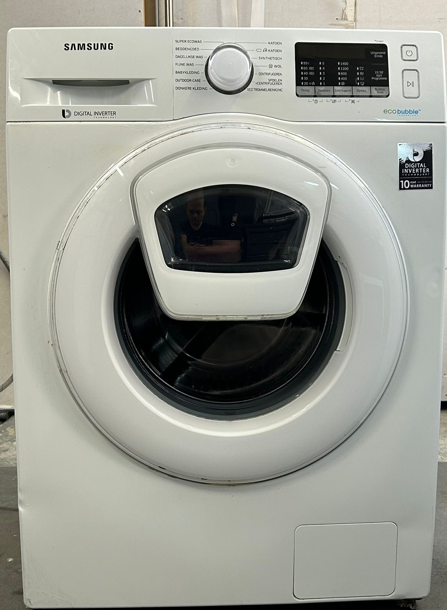 Samsung Wasmachine AddWash Ecobubble Digitalinverter 8kg | 1400t | A+++